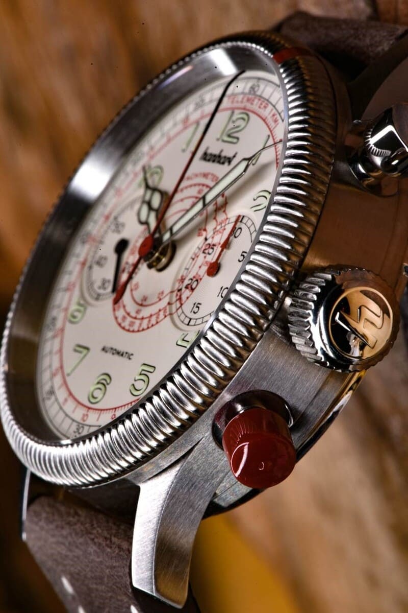 40mm Pioneer TachyTele with antique white dial